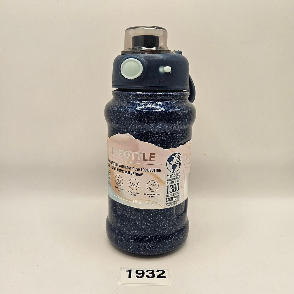 HYDRAGEAR 18oz STAINLESS STELL INSULATED BOTTLES ELK W EASY PUSH